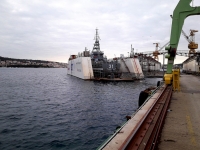 Brodosplit's NB 540 under refurbishment in small Dock 4