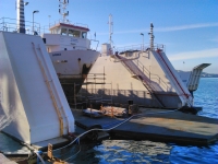 Motor Vessel Ivona Sailed into the Small Dock for its Regular Overhaul