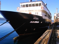 After Athena, Artemis enters dock as well