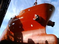 "SONGA HAWK" tanker in Trogir shipyard dock