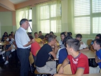 Scholarship Recipients in shipyard Trogir