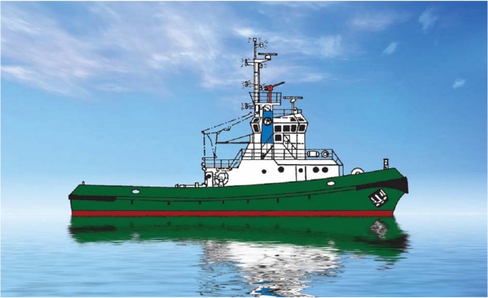 Double-screw tug of 2 900 kW