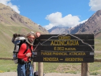 Alpinist Du&scaron;ko Čubrilo na južnoameričkoj planini Aconcagua